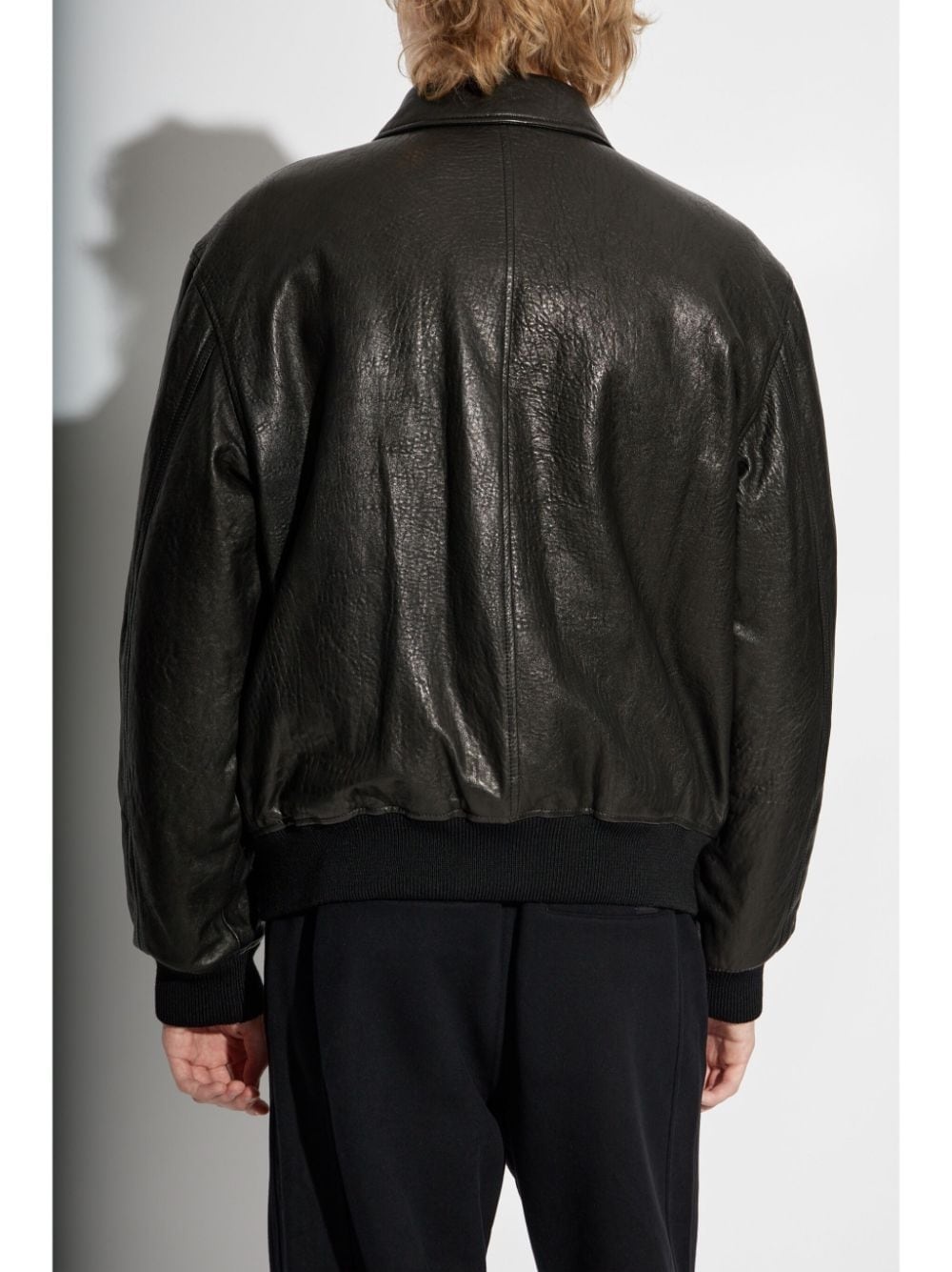 leather bomber jacket - 4
