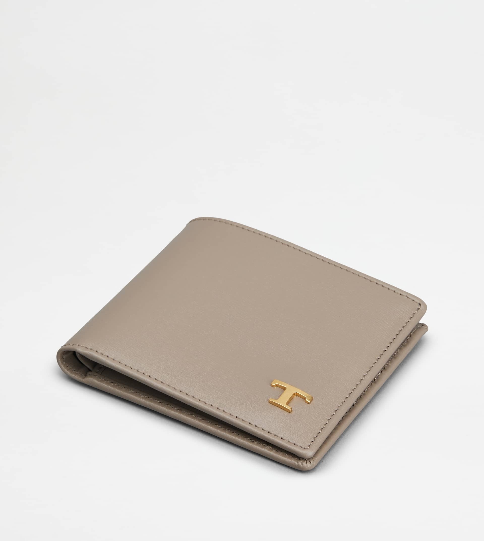 TOD'S WALLET IN LEATHER - GREY - 3