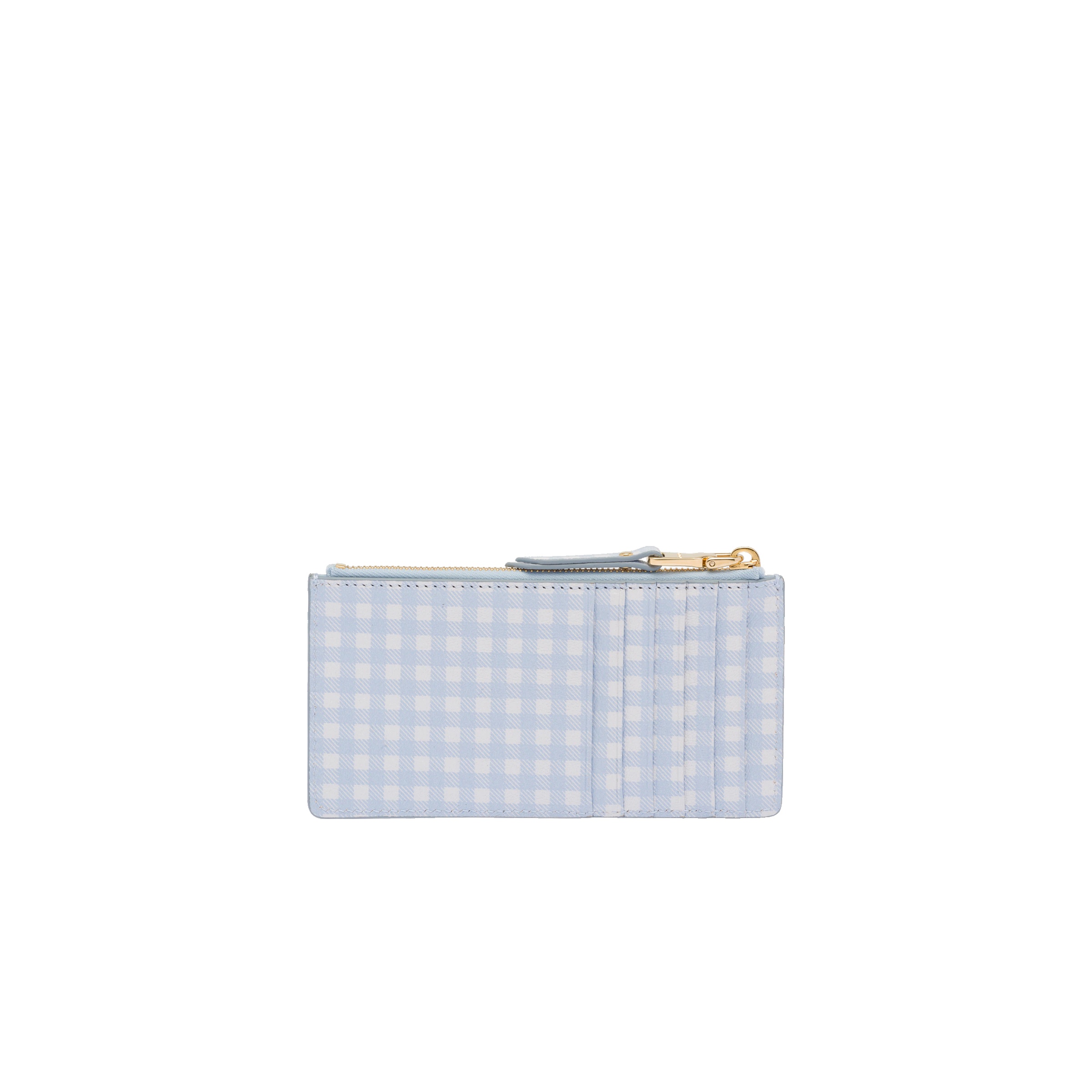 Printed Madras leather envelope wallet - 4