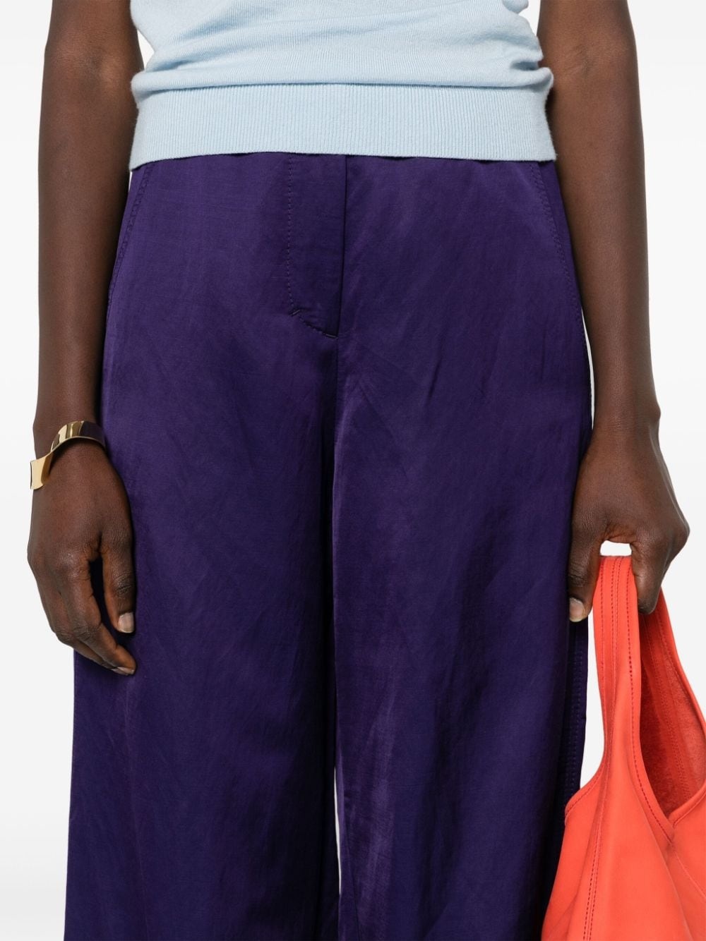 Slouchy Coolness straight-leg trousers - 5