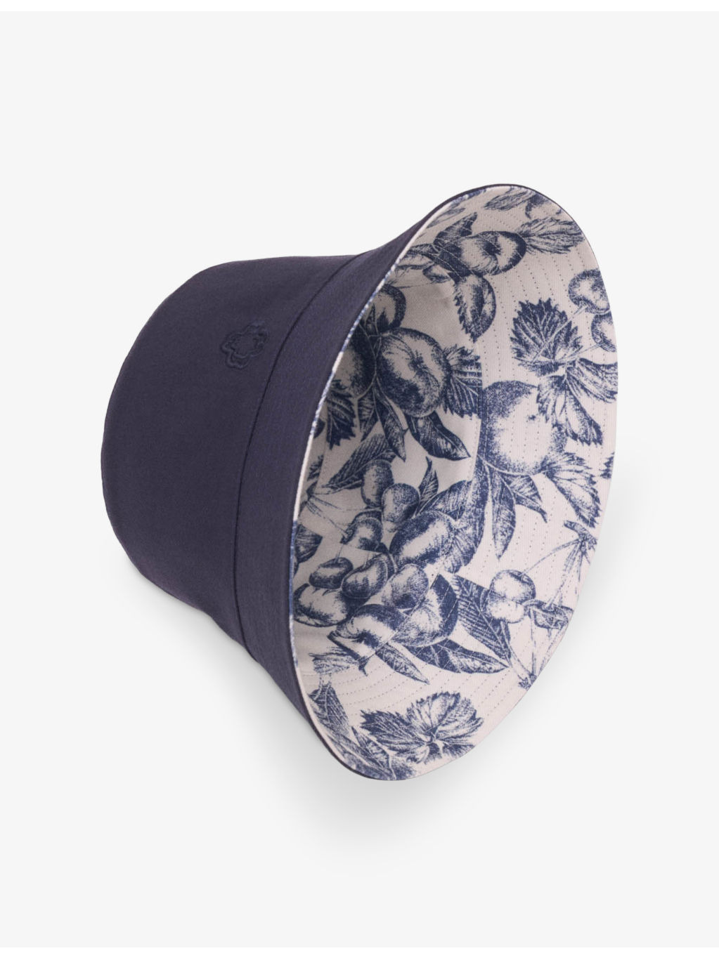 Reversible Fruit-Print Cotton Bucket Hat - 2