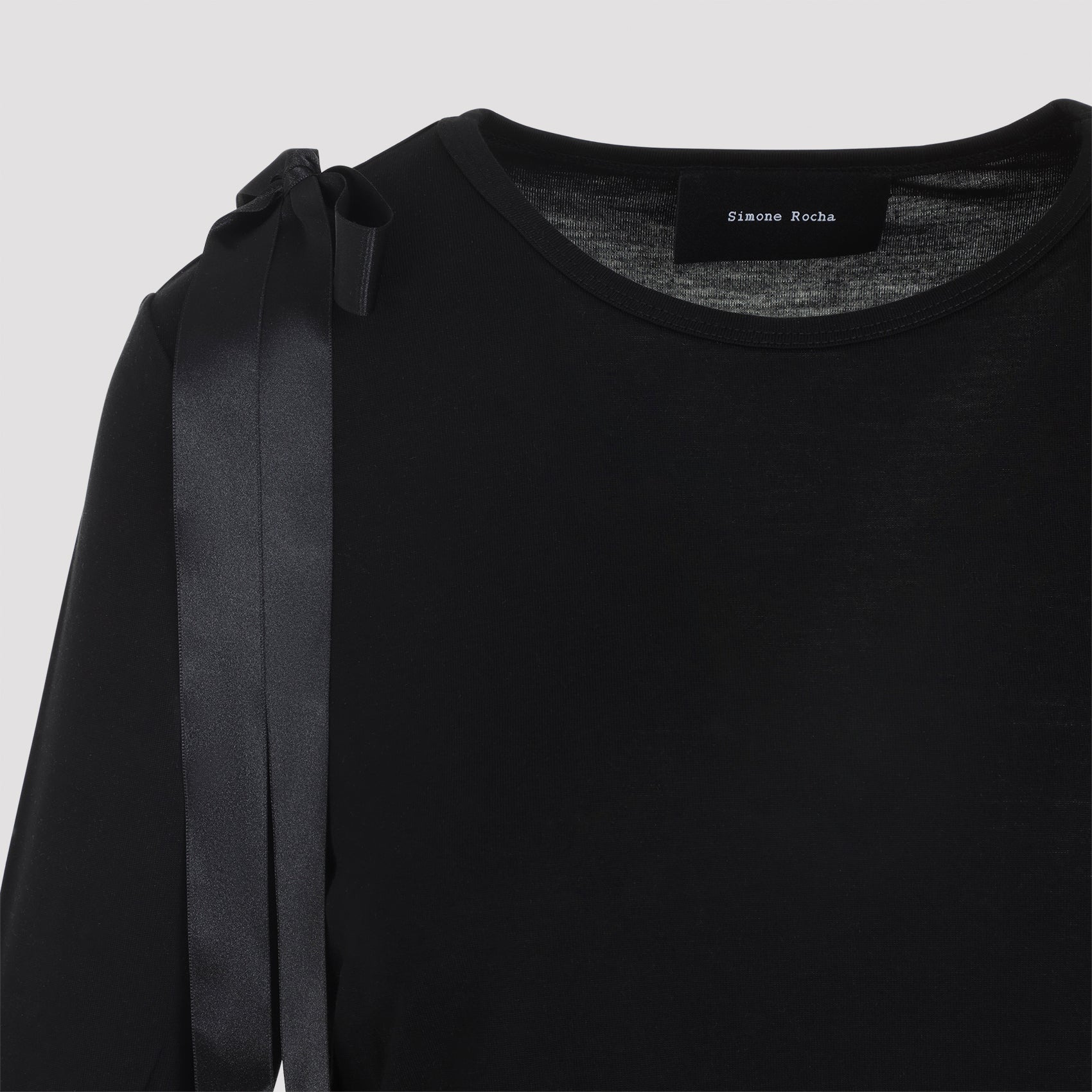 Simone Rocha Bow Ribbon T-Shirt Women - 3