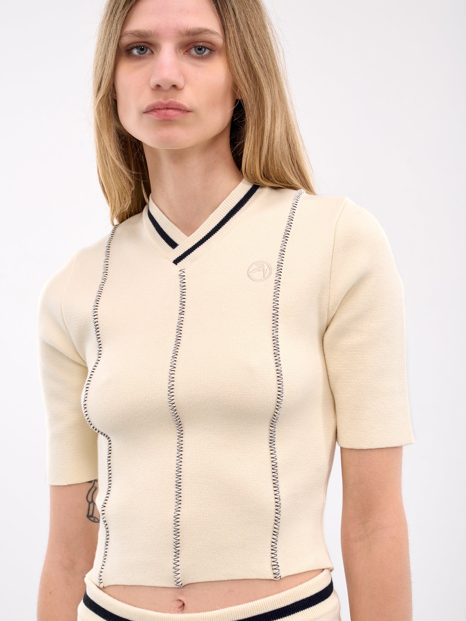 Contrast Stitch Top - 5