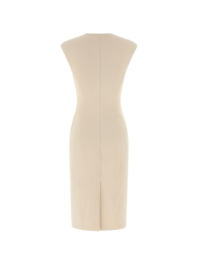 ELISABETTA FRANCHI front-zip cap-sleeve dress outlook