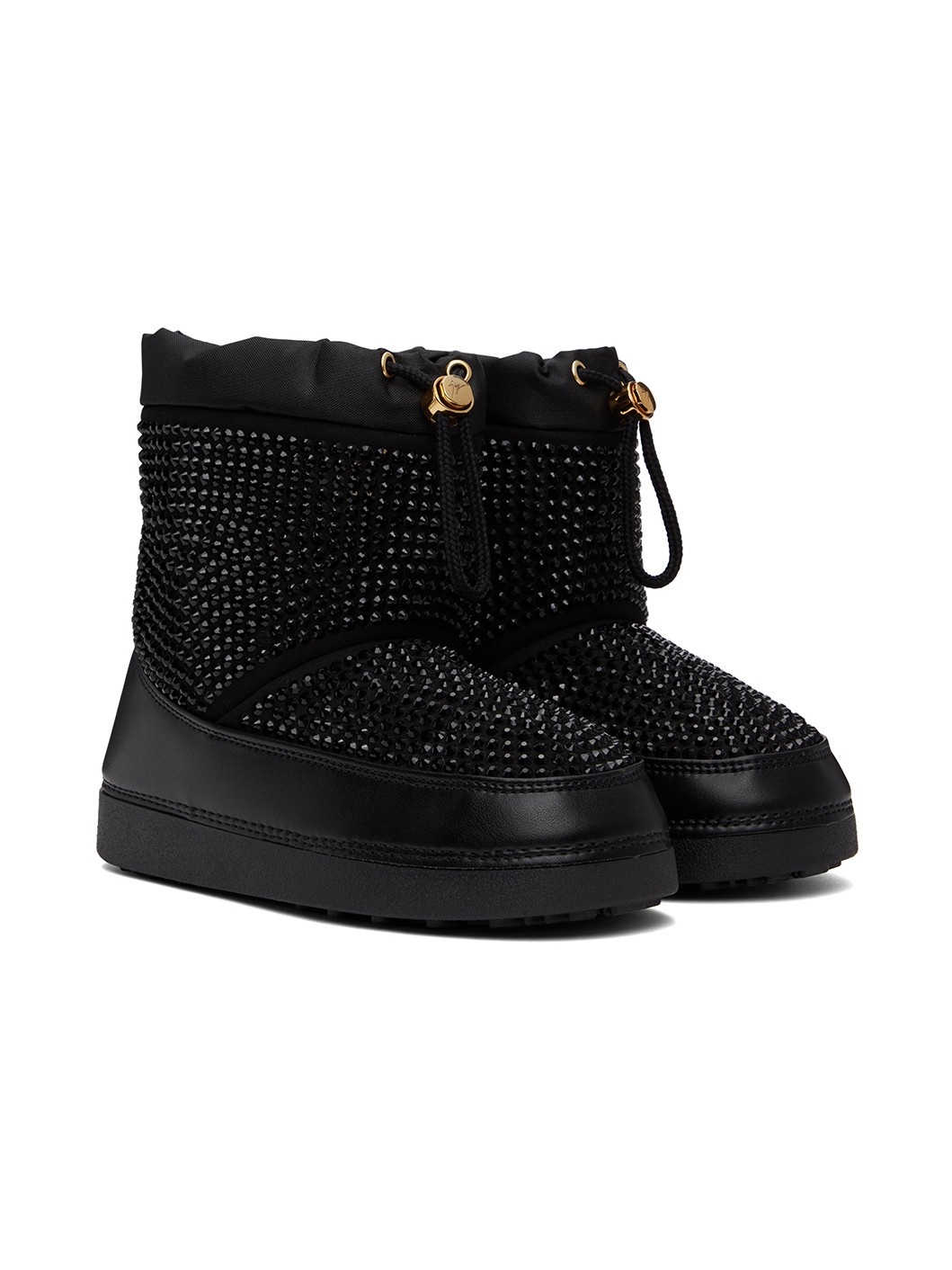 Black Snow Crystal Boots - 4