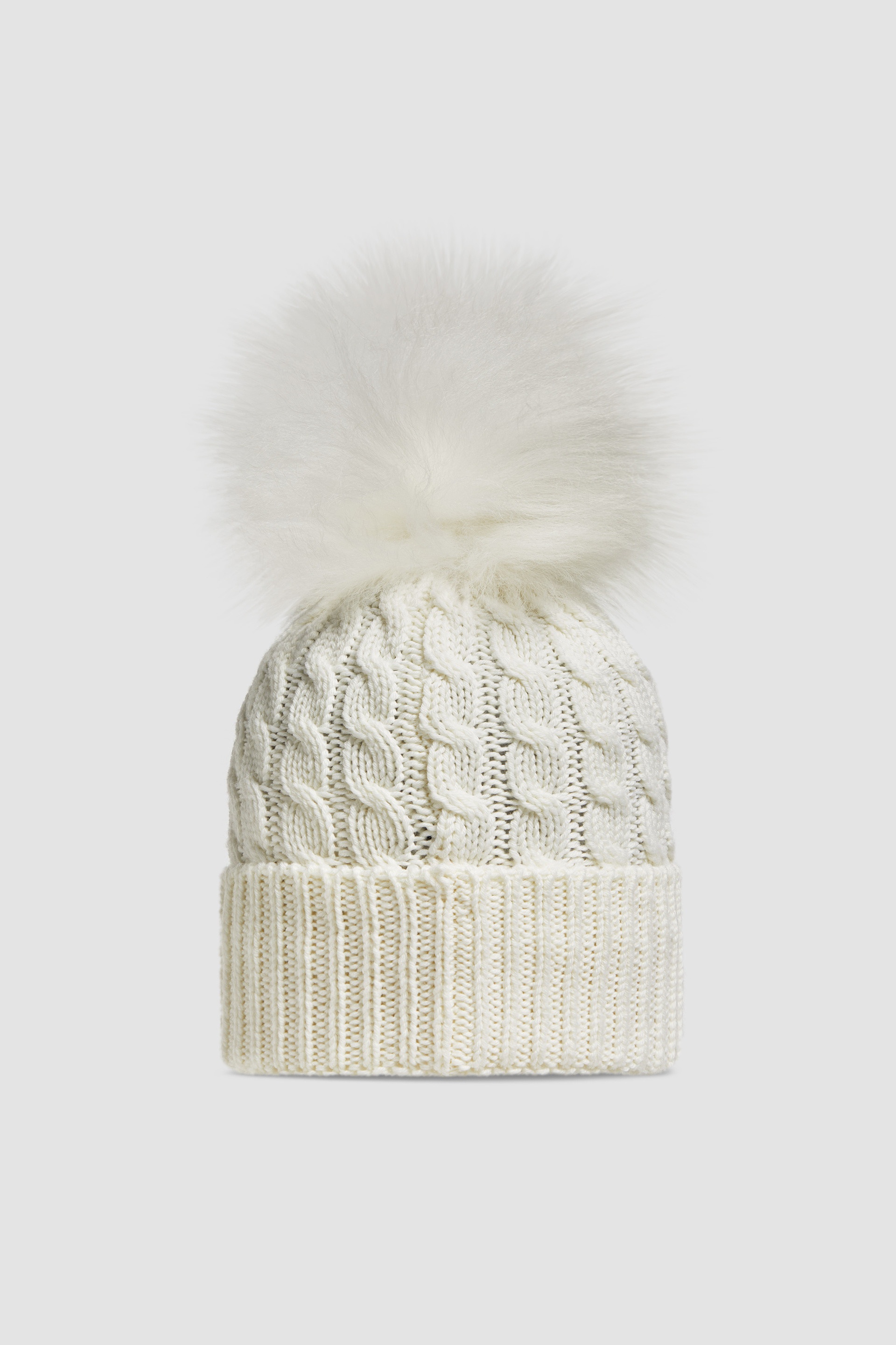Wool Beanie With Pom Pom - 4