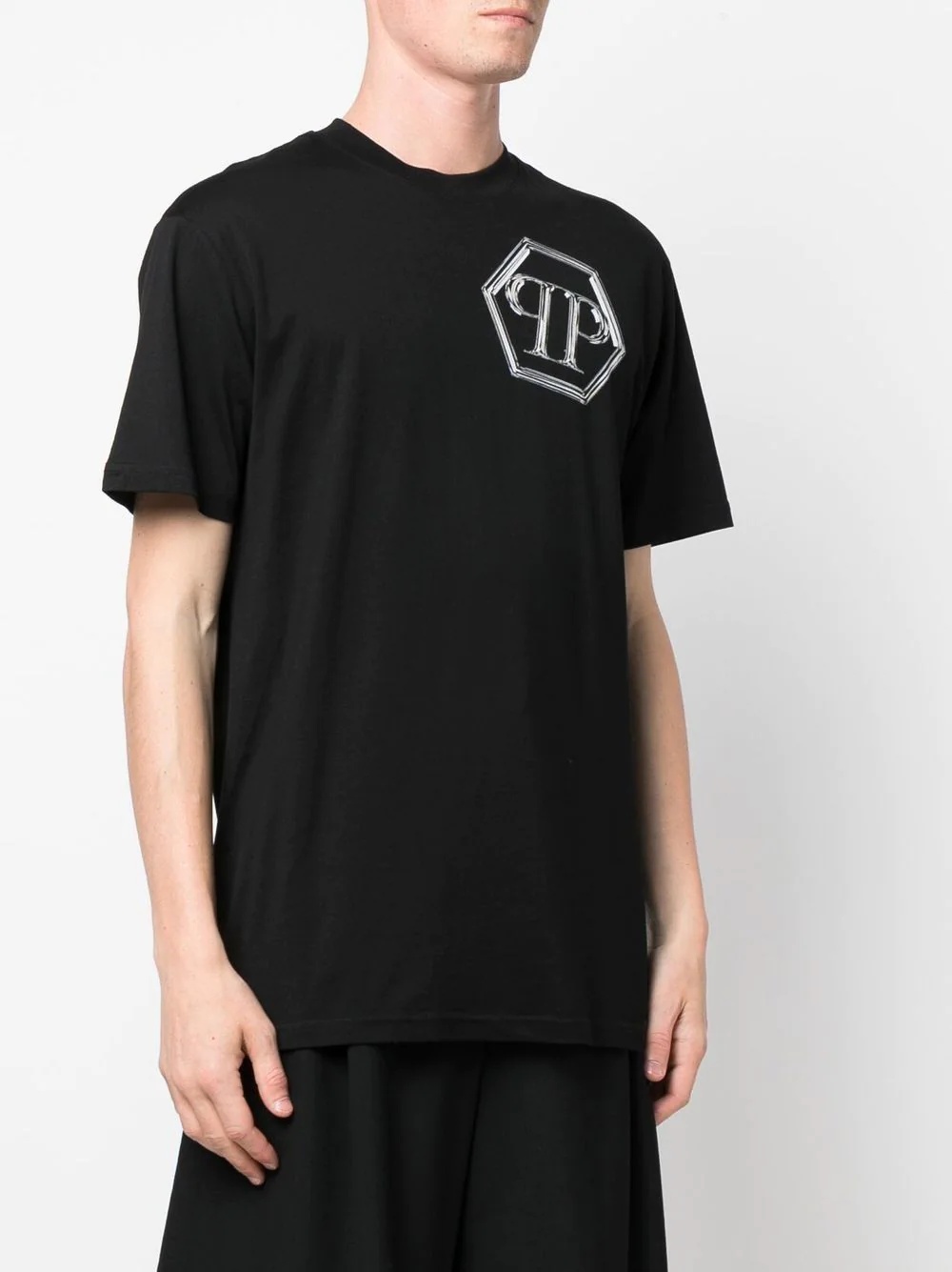 Hexagon logo short-sleeve T-shirt - 3