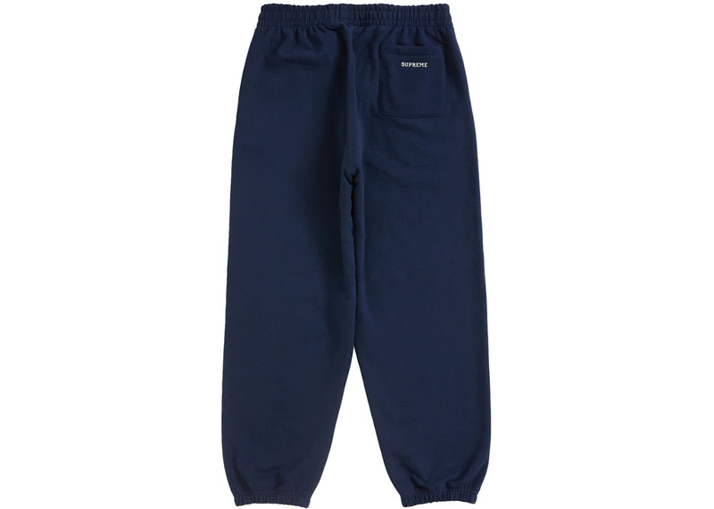 Supreme Supreme $ Sweatpant Navy outlook