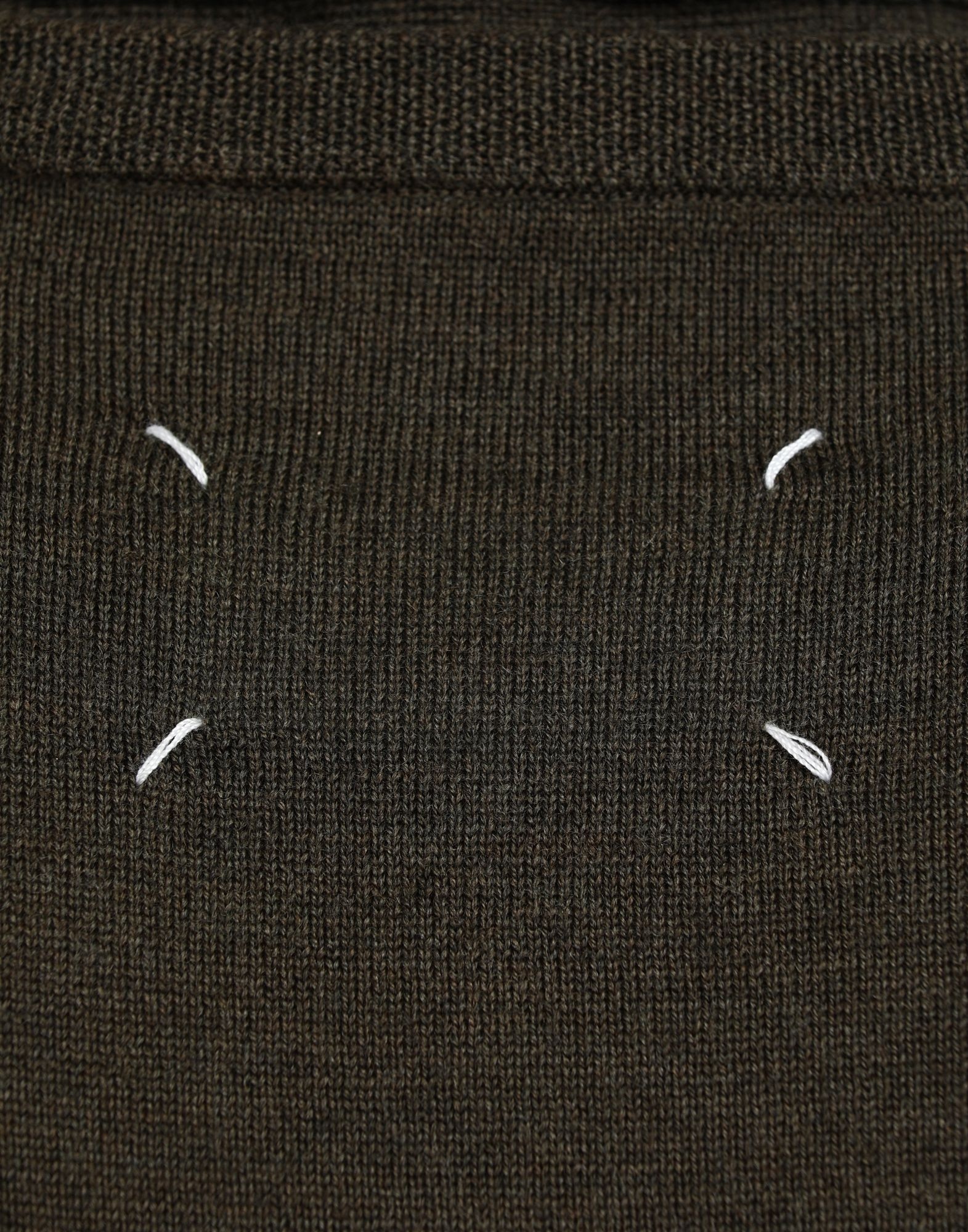 Scarf sleeveless wool sweater - 6
