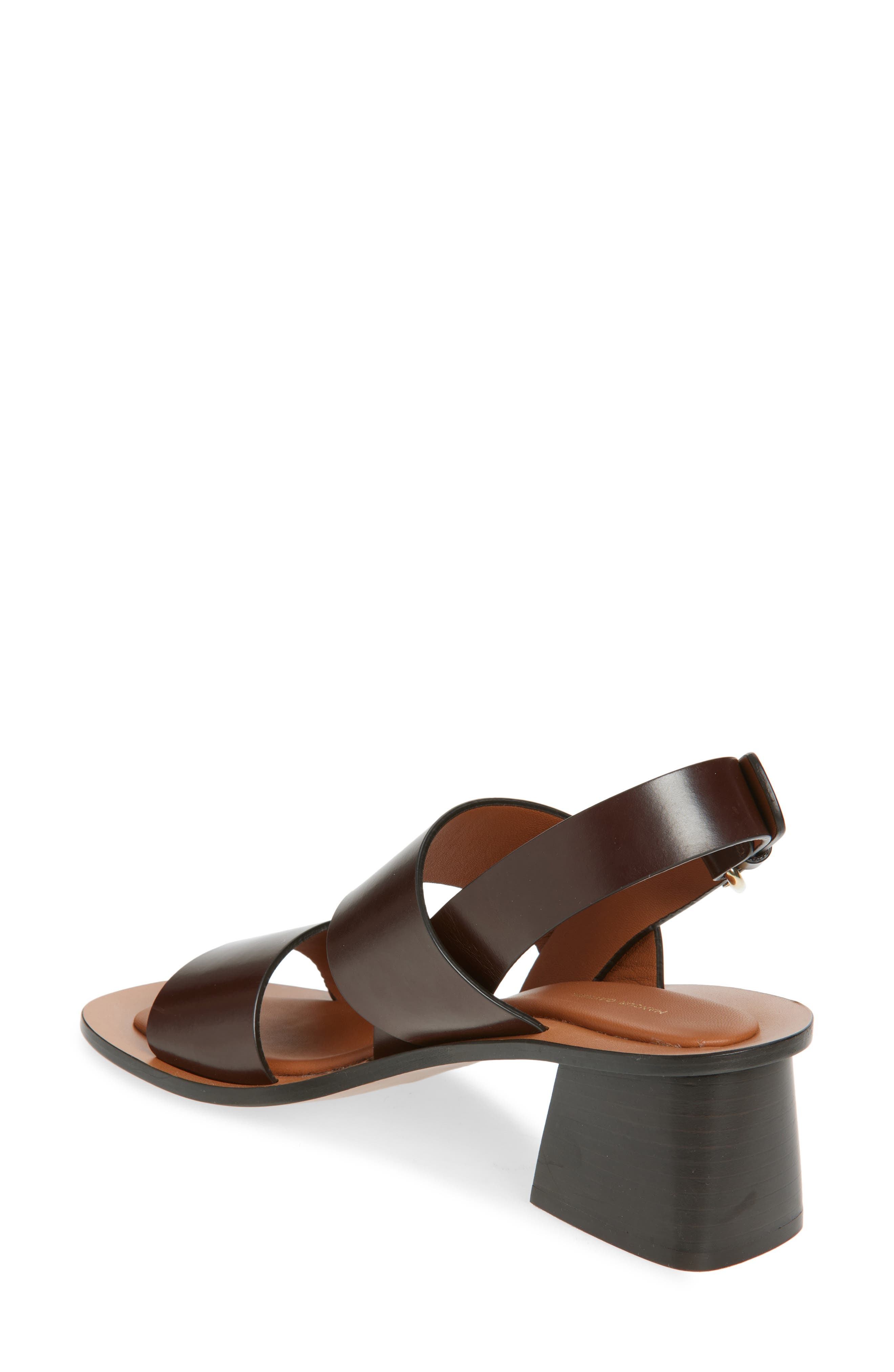 Mansur Gavriel Double Strap Slingback Sandal in Chocolate at Nordstrom - 2