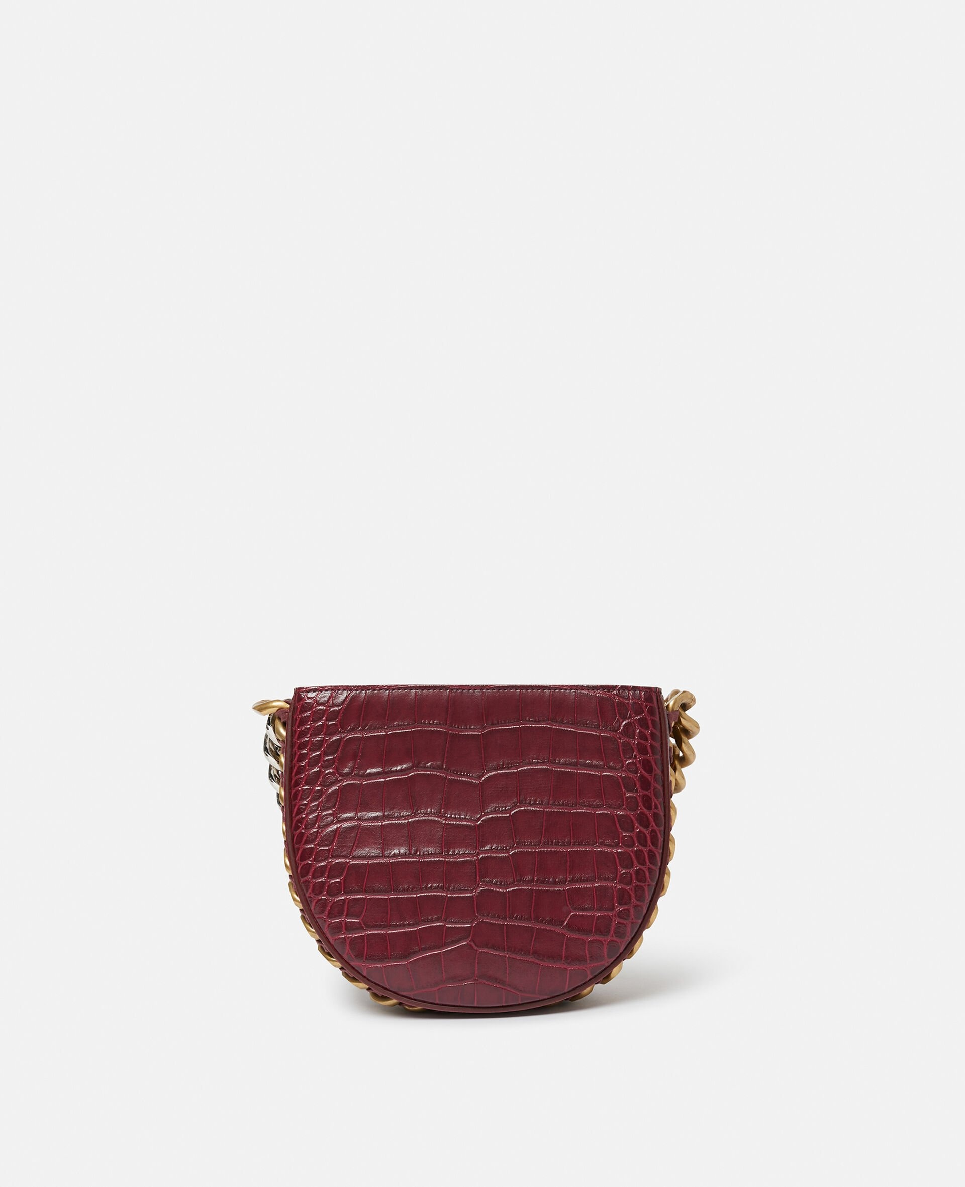 Frayme Croc-Effect Embossed Small Shoulder Bag - 4