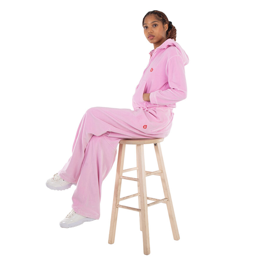 T by Alexander Wang Articulated Velour Track Pants - 4