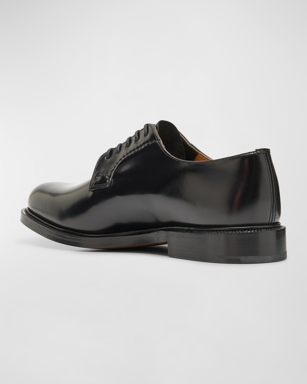 Men's Shannon Polished Leather Derby Shoes - 3