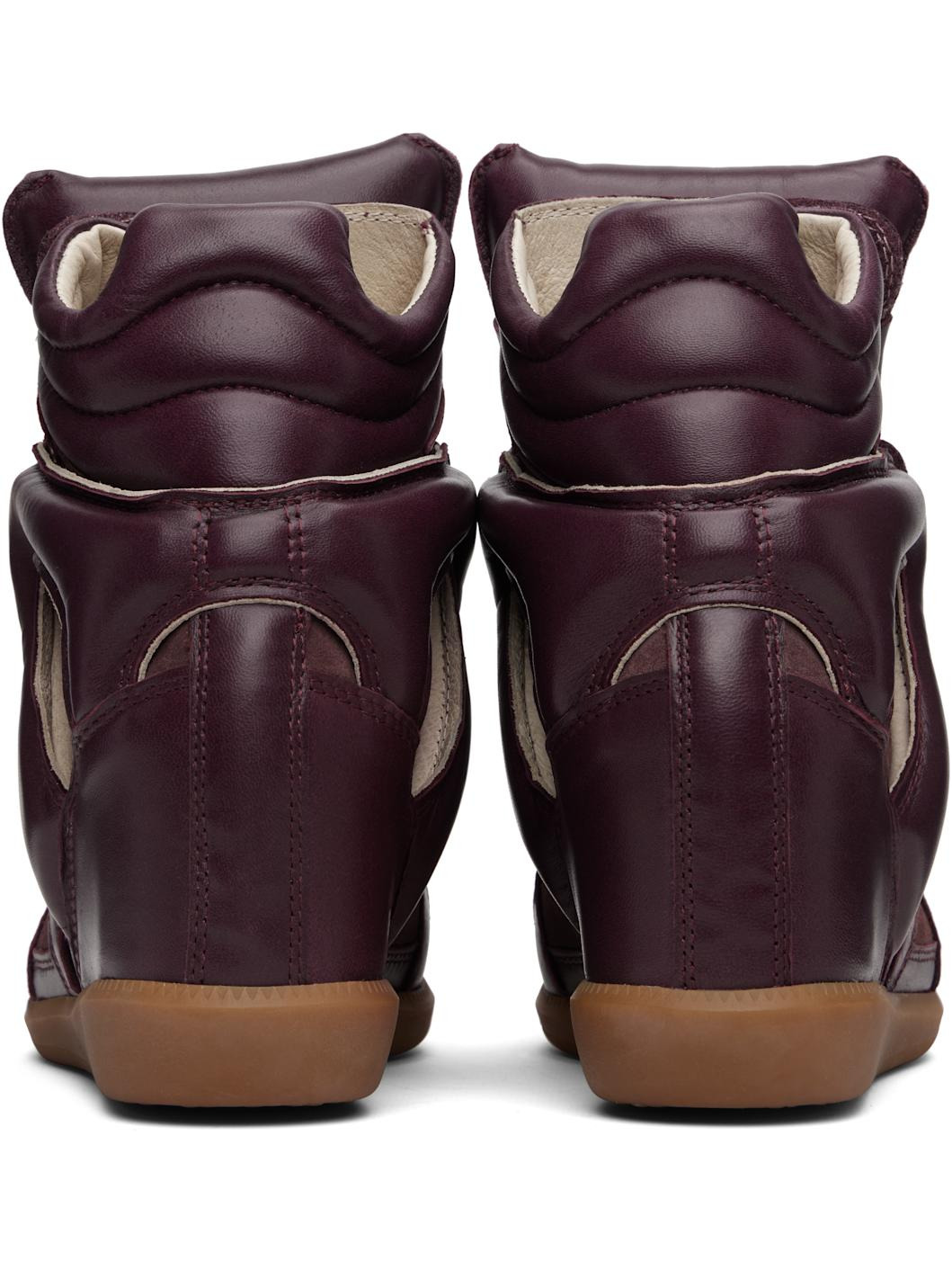 Burgundy Bekett Sneakers - 2