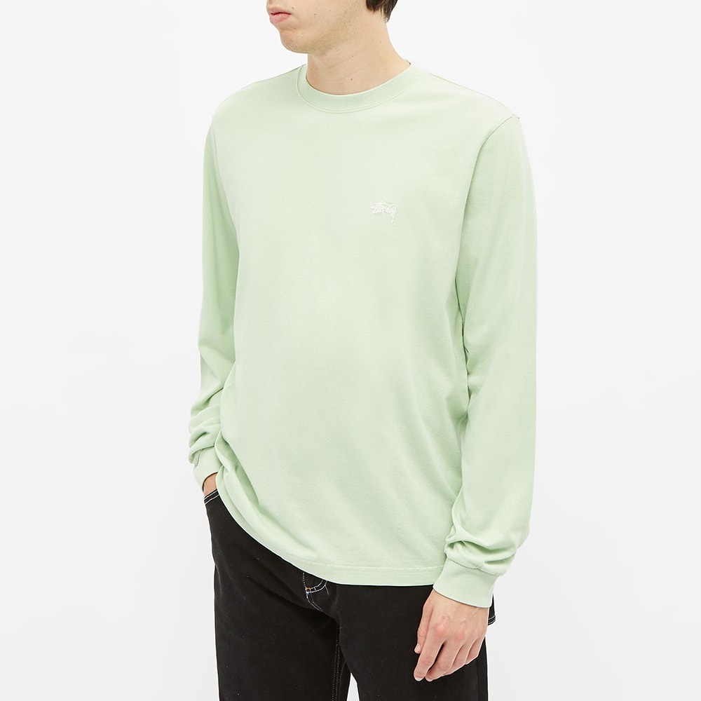 Stussy Long Sleeve Stock Logo Tee - 3