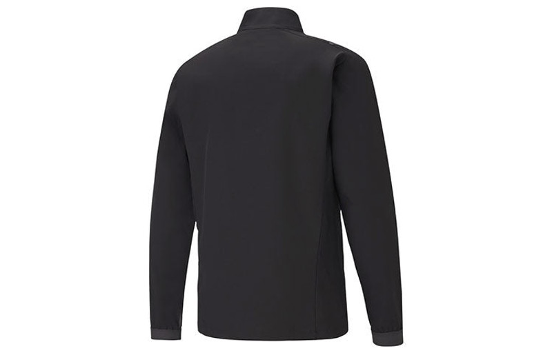PUMA PUMA Sports Training Windproof Stand Collar Knit Jacket Black 656743-03 outlook