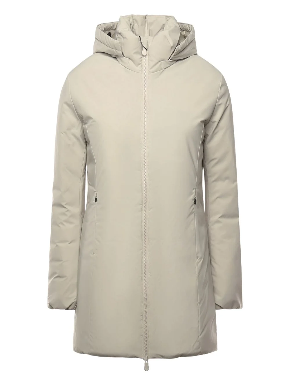 removable hood zip coat - 1