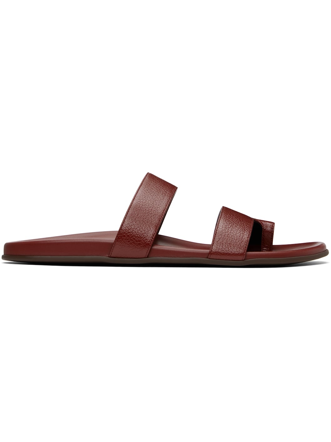 Burgundy Hugh Sandals - 1