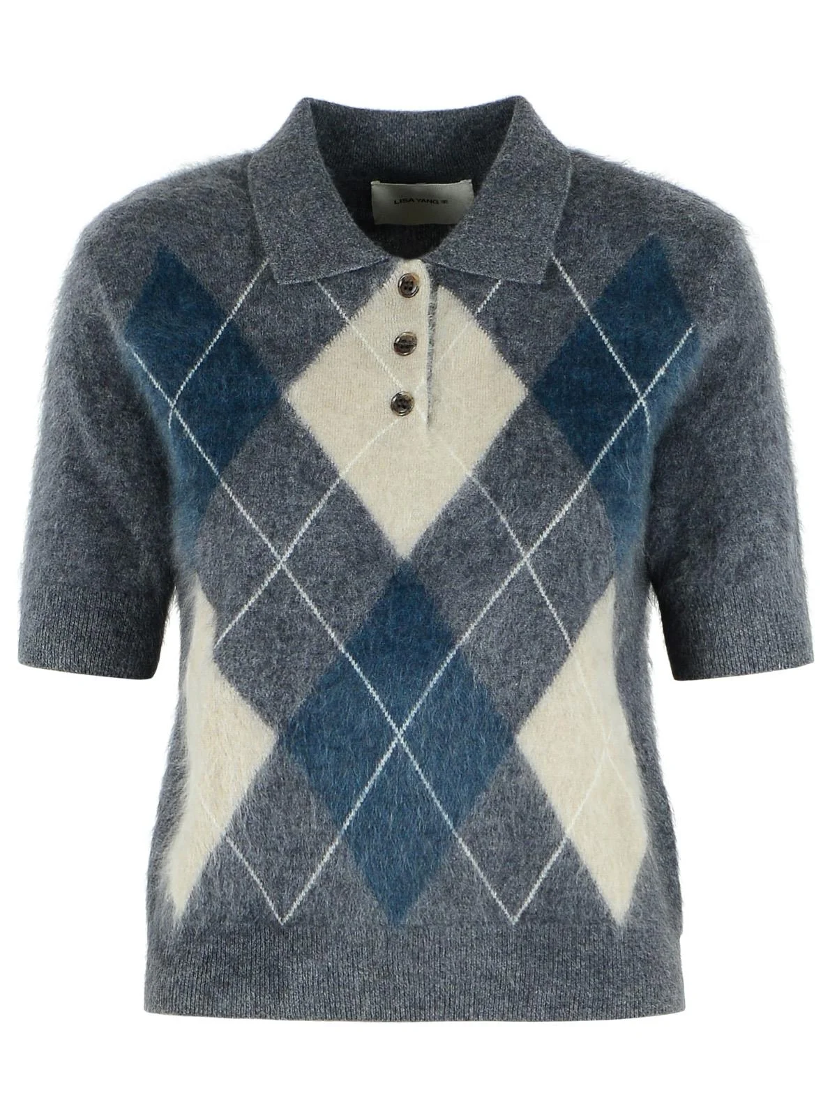 Lisa Yang 'Giovanna' Graphite Cashmere Sweater Women - 1