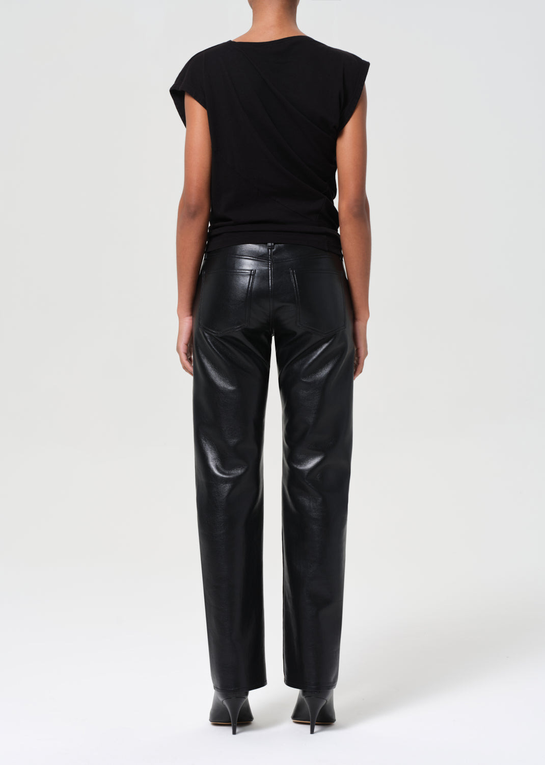LOW RISE SLIM (RECYCLED LEATHER) IN DETOX - 3