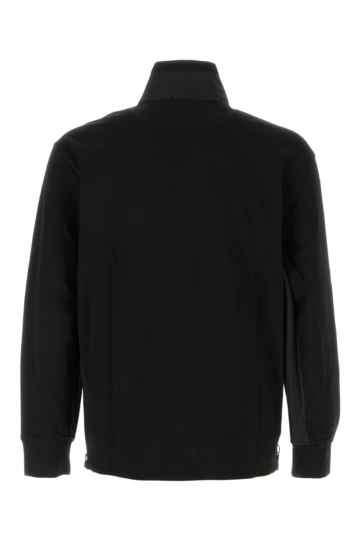 Black stretch cotton sweatshirt - 2