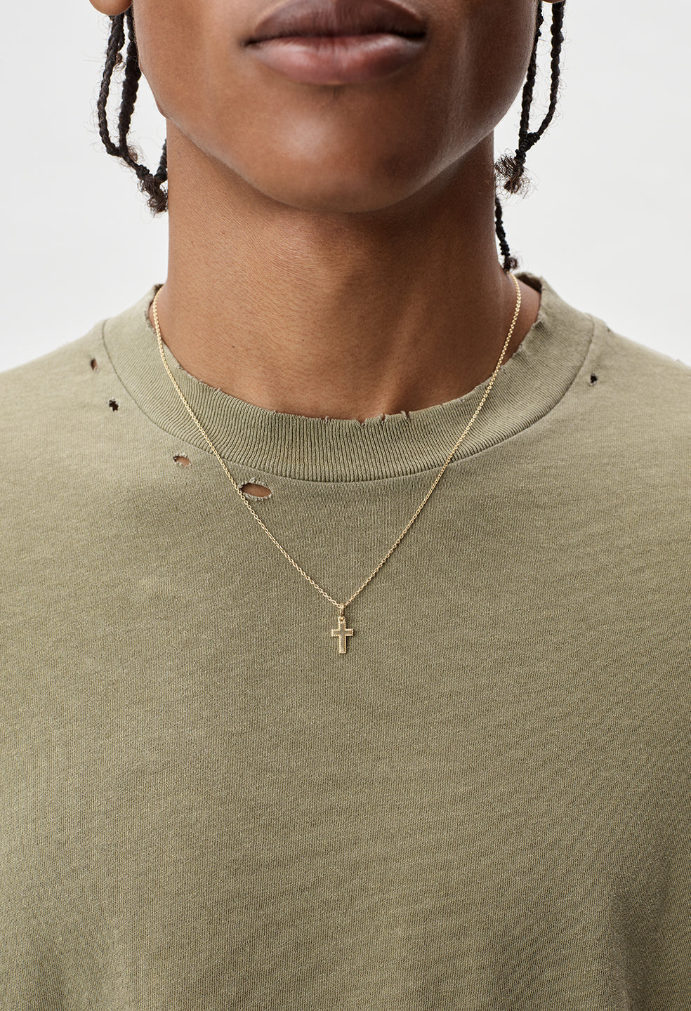 JOHN ELLIOTT X M.A.R.S CROSS PENDANT NECKLACE - 4