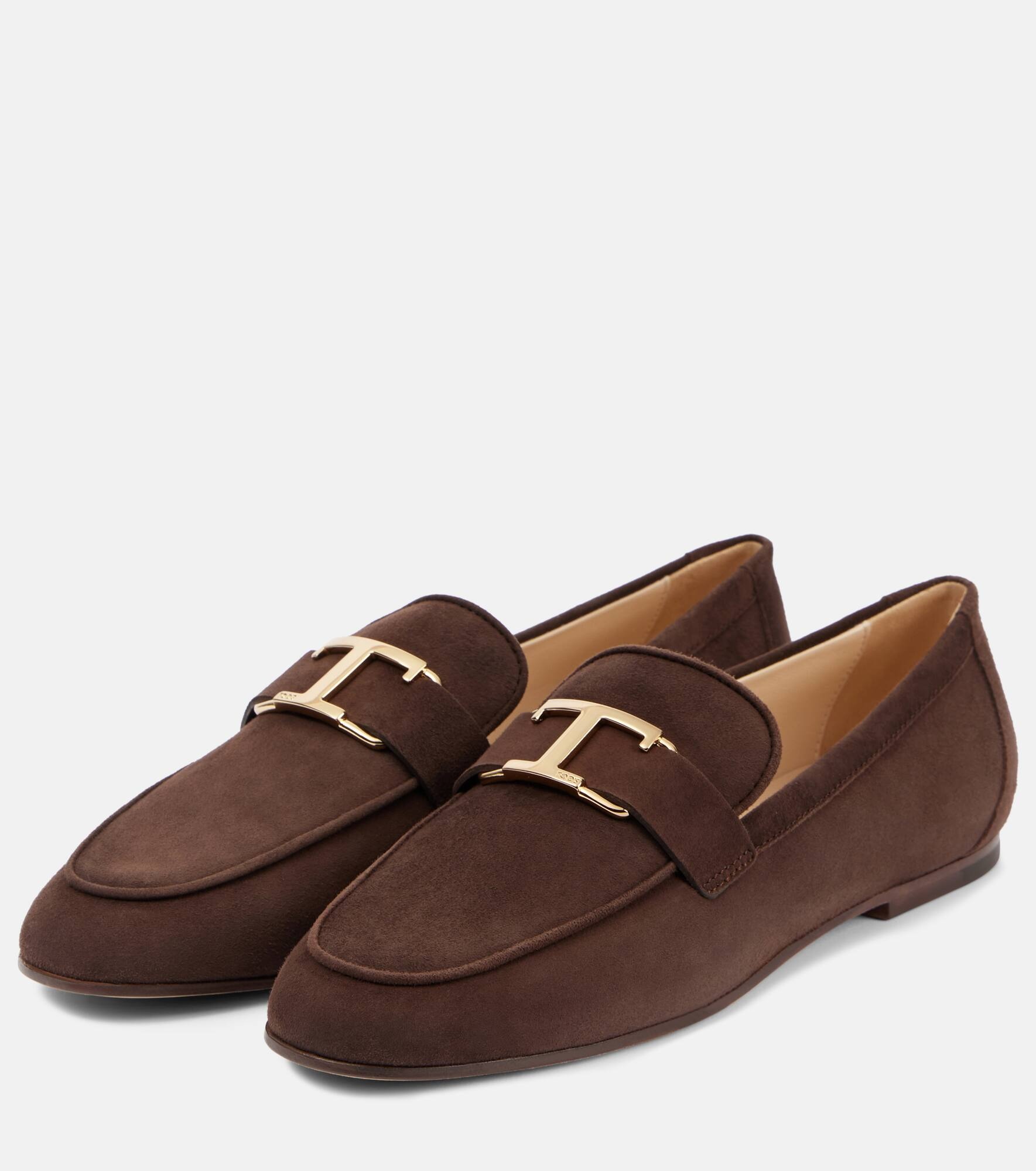 T Timeless suede loafers - 4