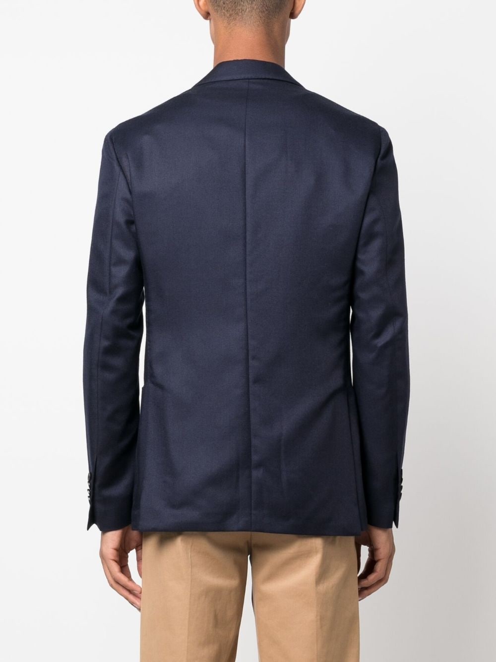 brooch-detail single-breasted blazer - 4