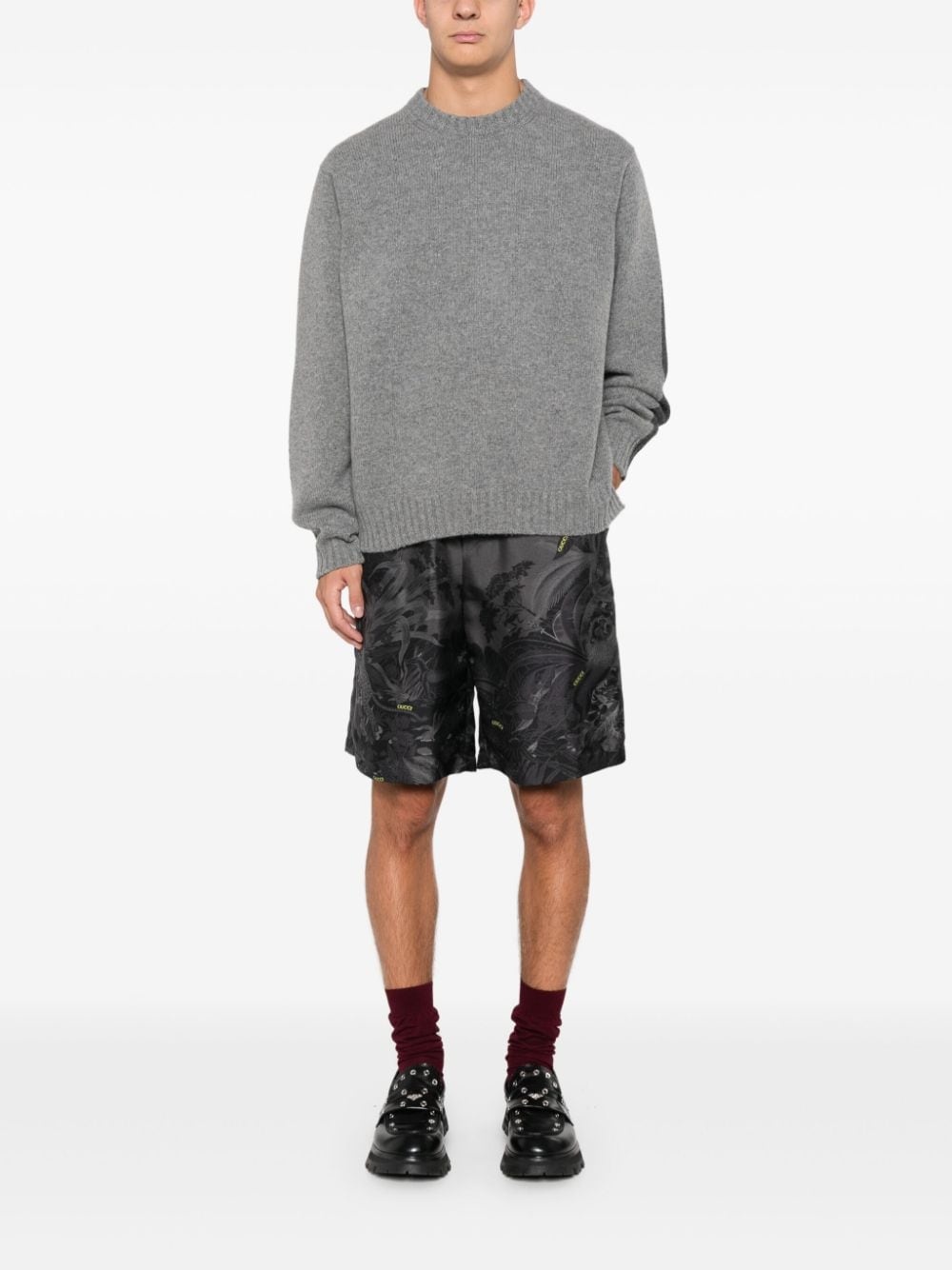 two-tone sweater - 2