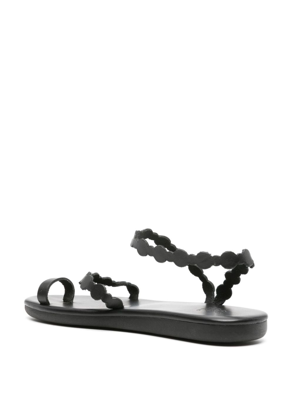 Cronos flat leather sandals - 3