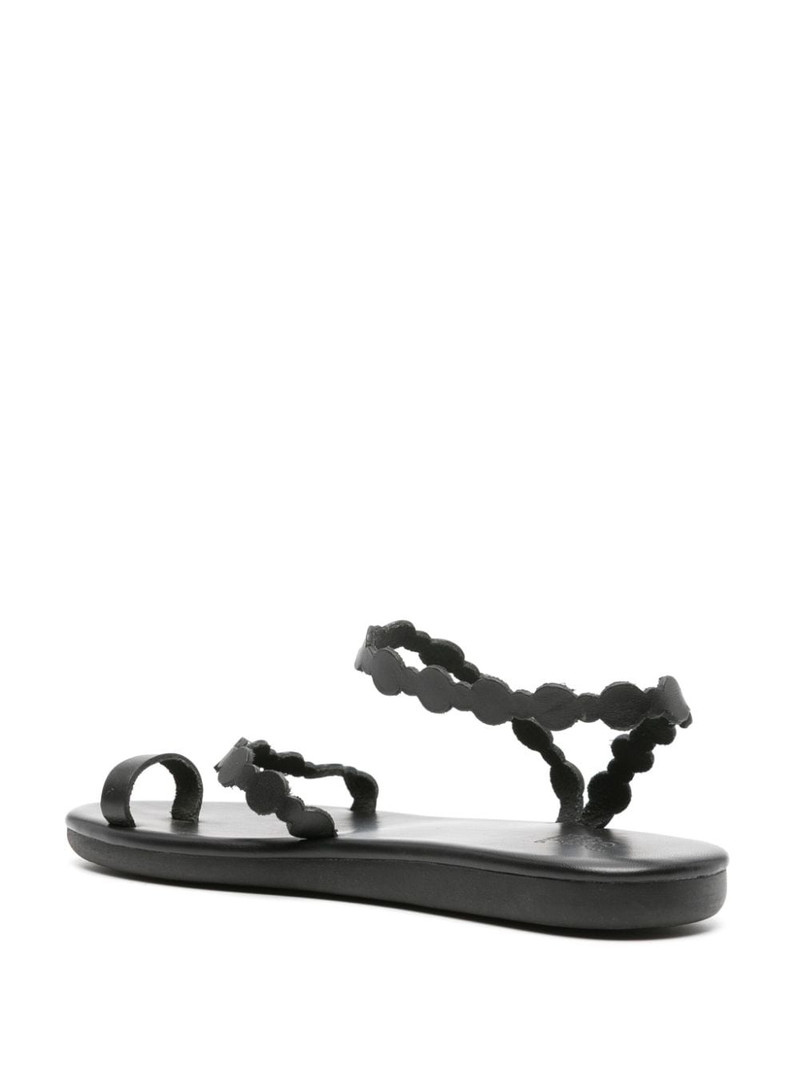 Cronos flat leather sandals 3