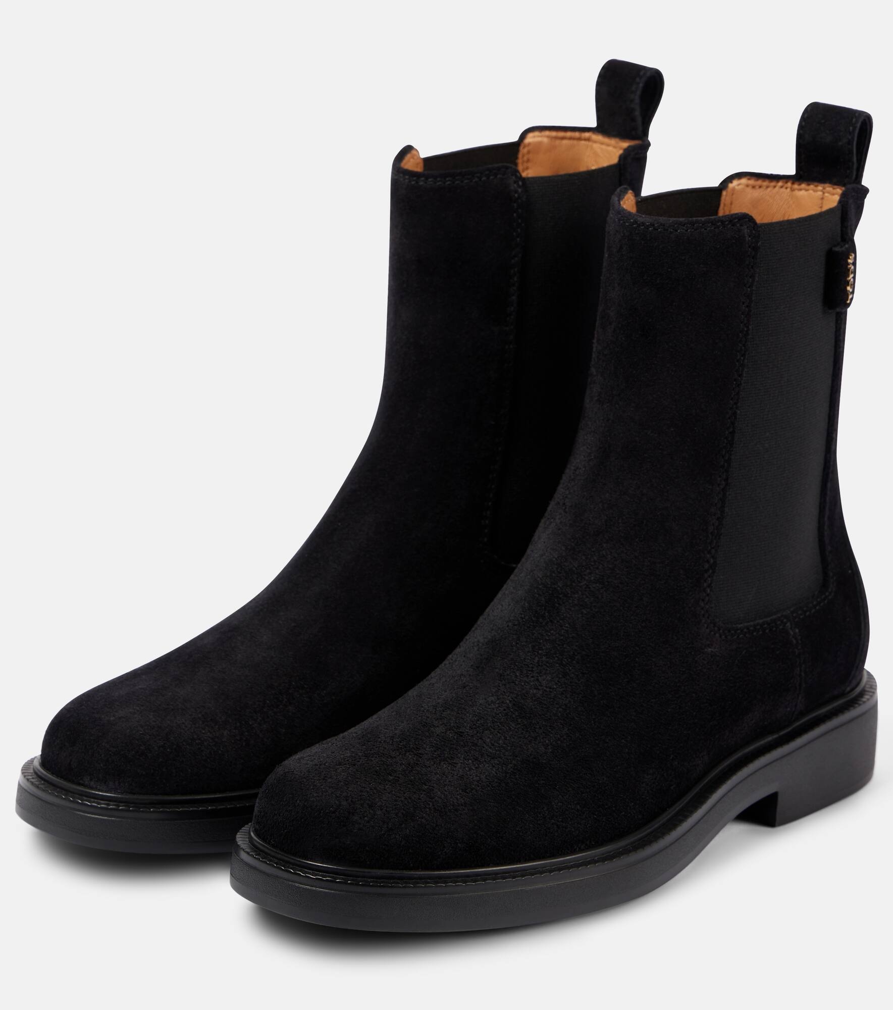 Suede Chelsea boots - 4
