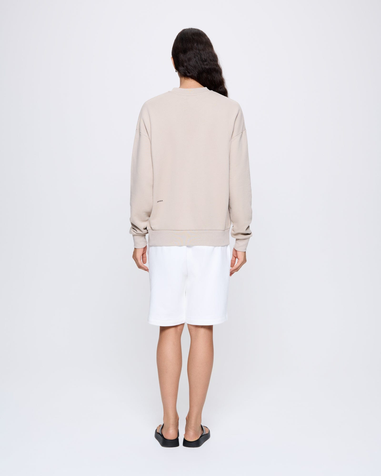 Womens 365 Midweight Sweatshirt - Stone - 5