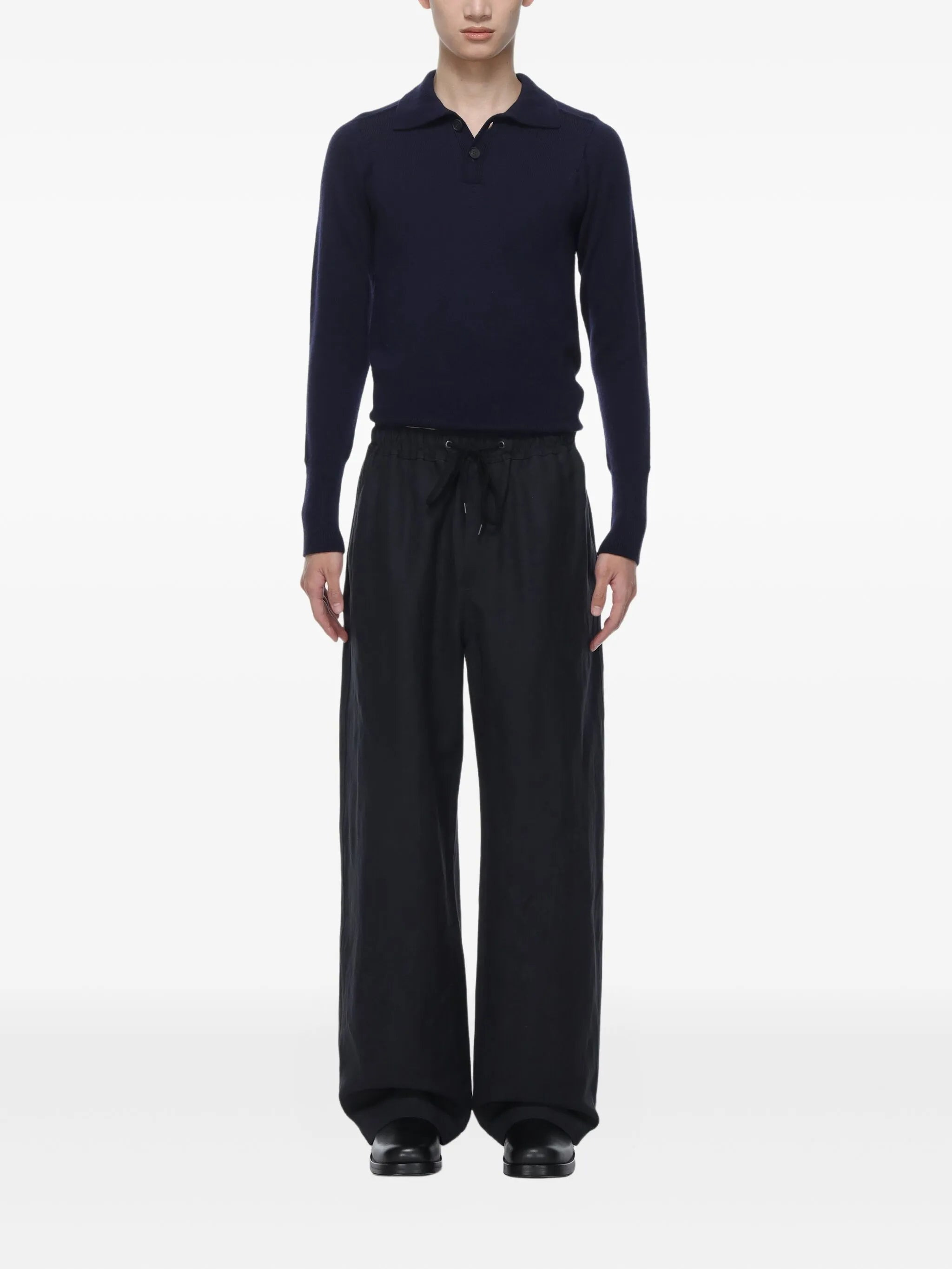 Studio Nicholson KNITWEAR - POLO SHIRT JUMPER - 2