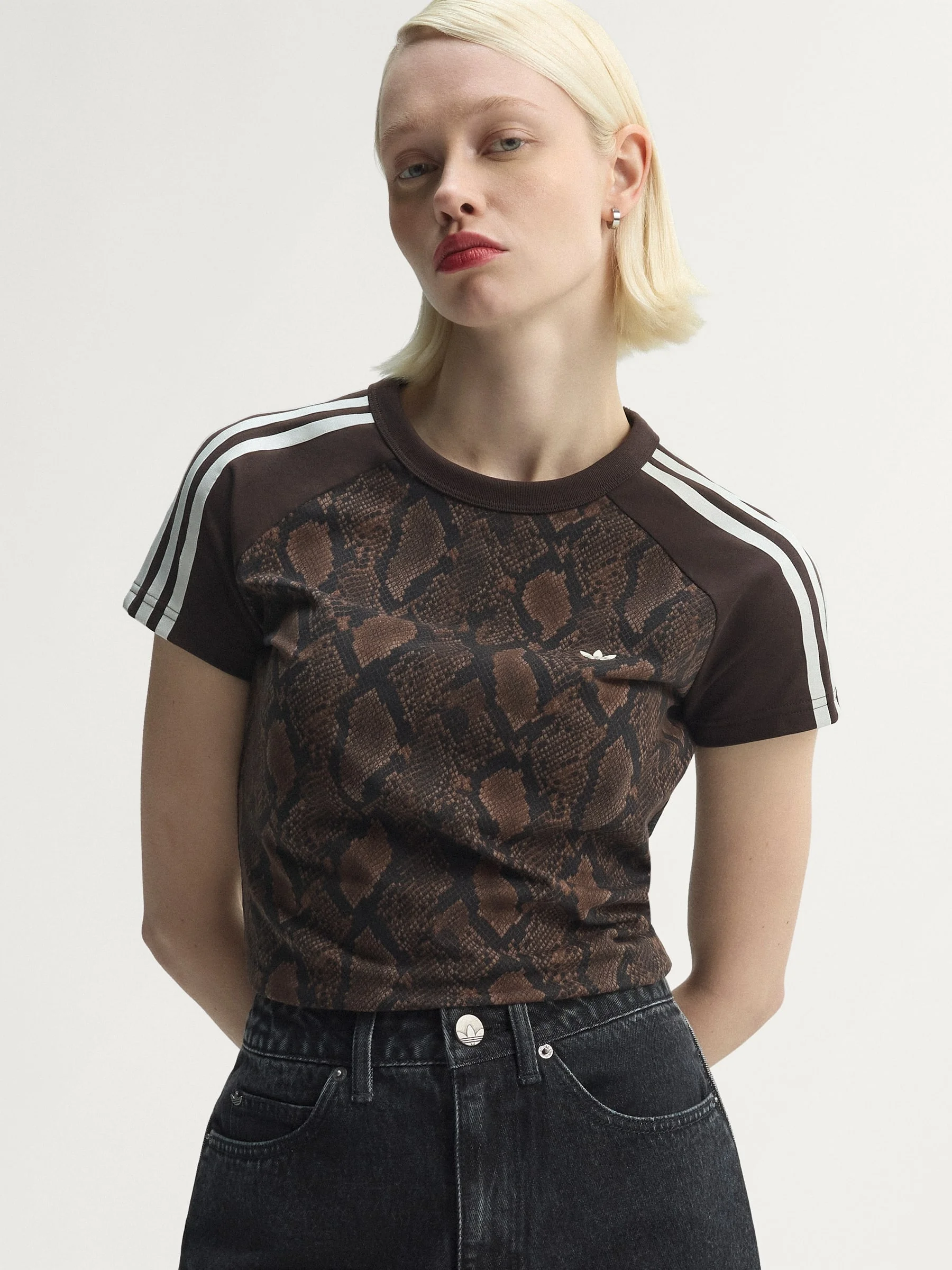 SNAKE PRINT CALI TEE - 1