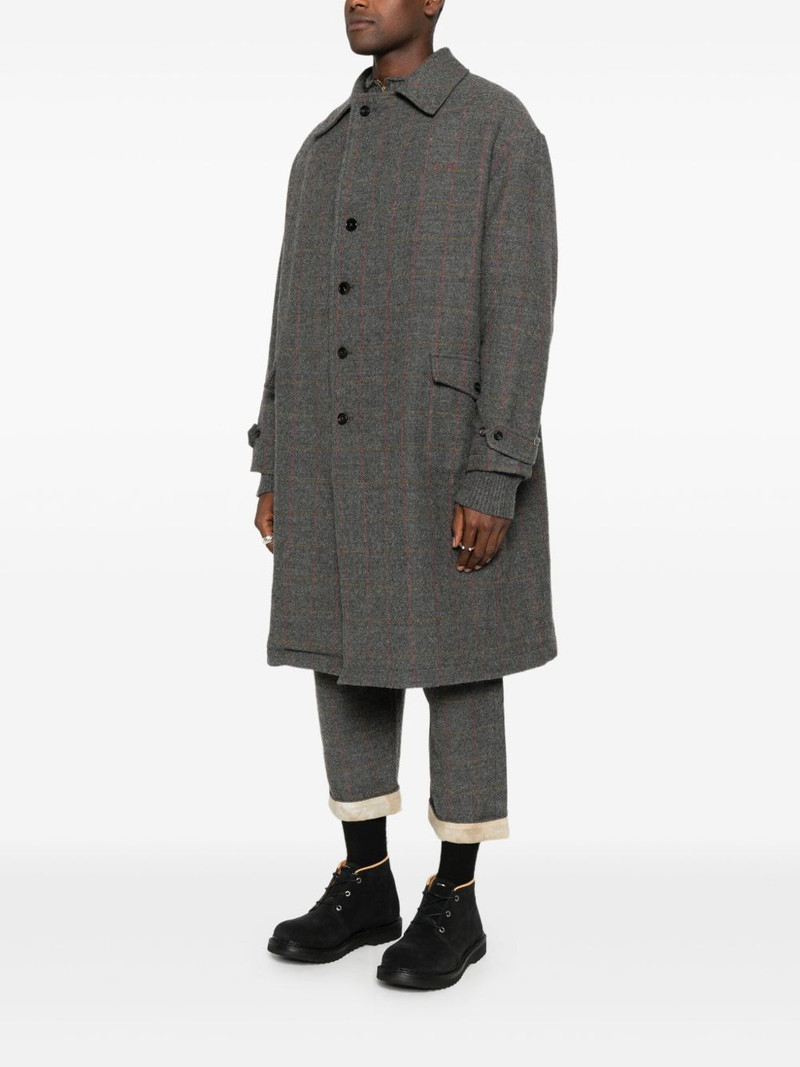 check button-up coat 3