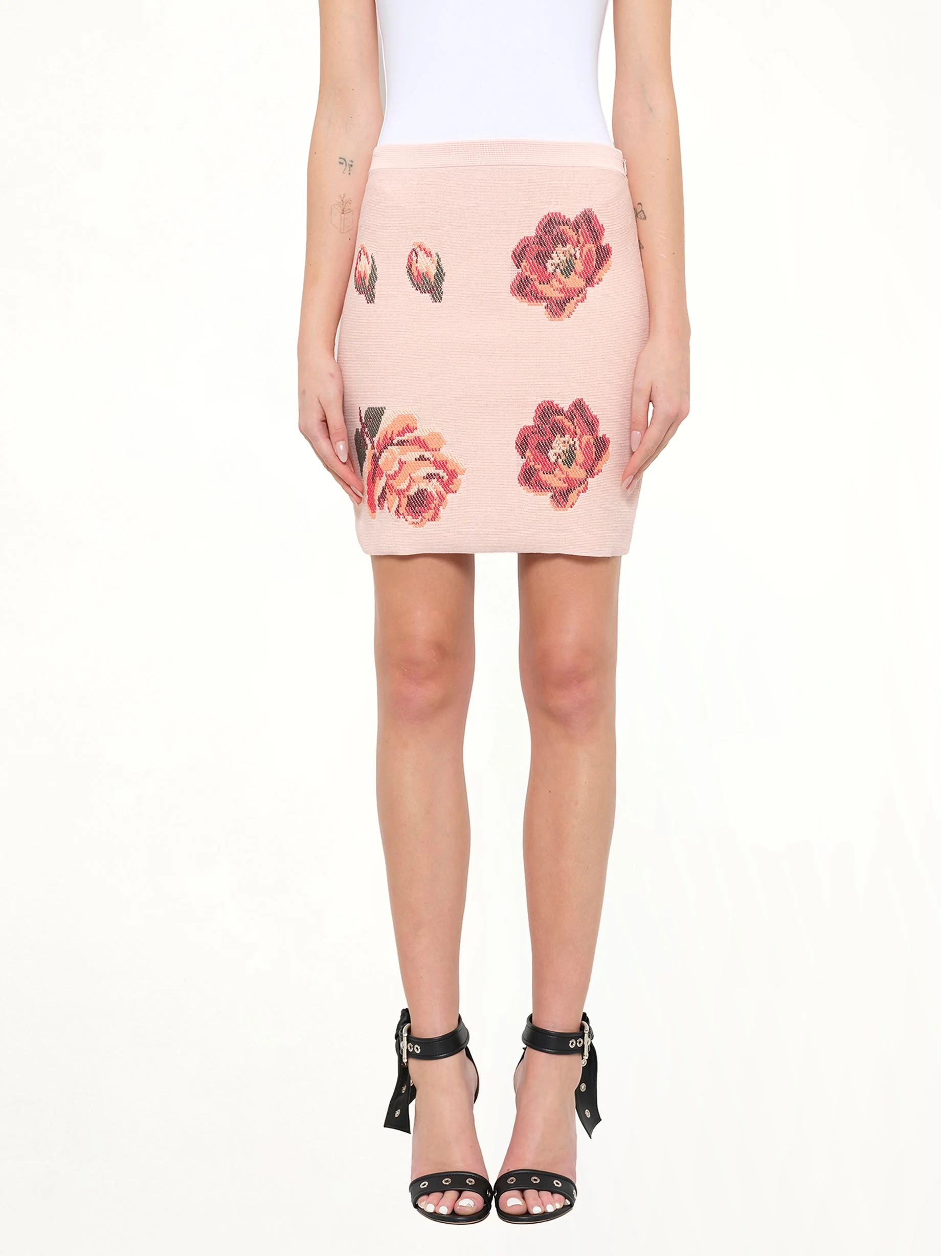 Alexander McQueen Tapestry Jacquard Mini Skirt in Multicolour - 1