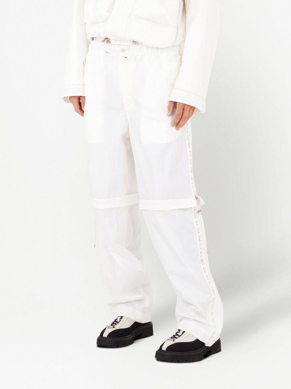elasticated-waist cargo pants - 3