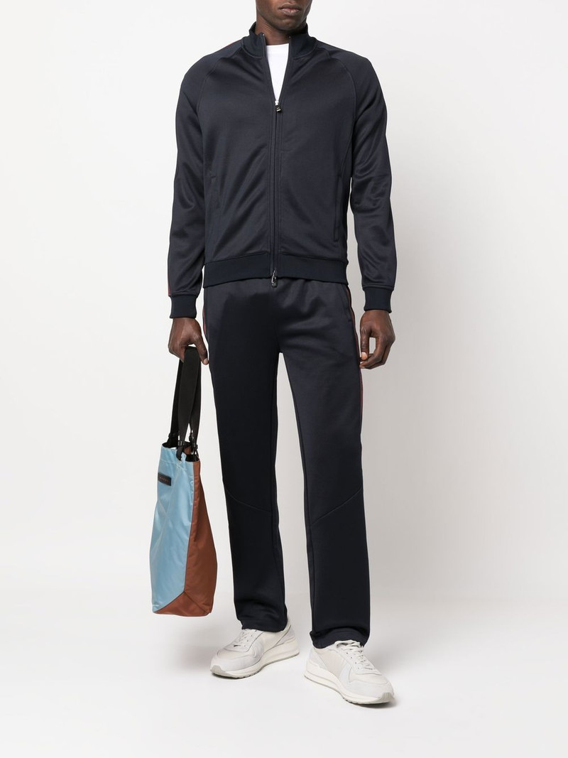 CORNELIANI side-stripe track pants outlook