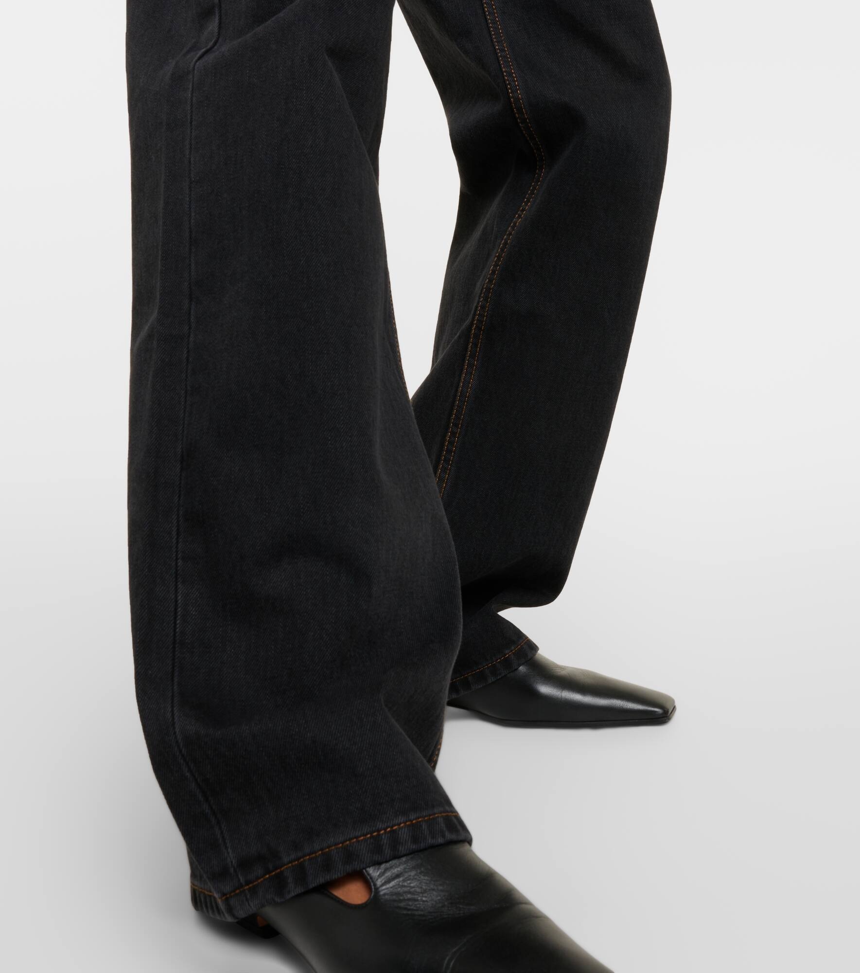 High-rise straight jeans - 5
