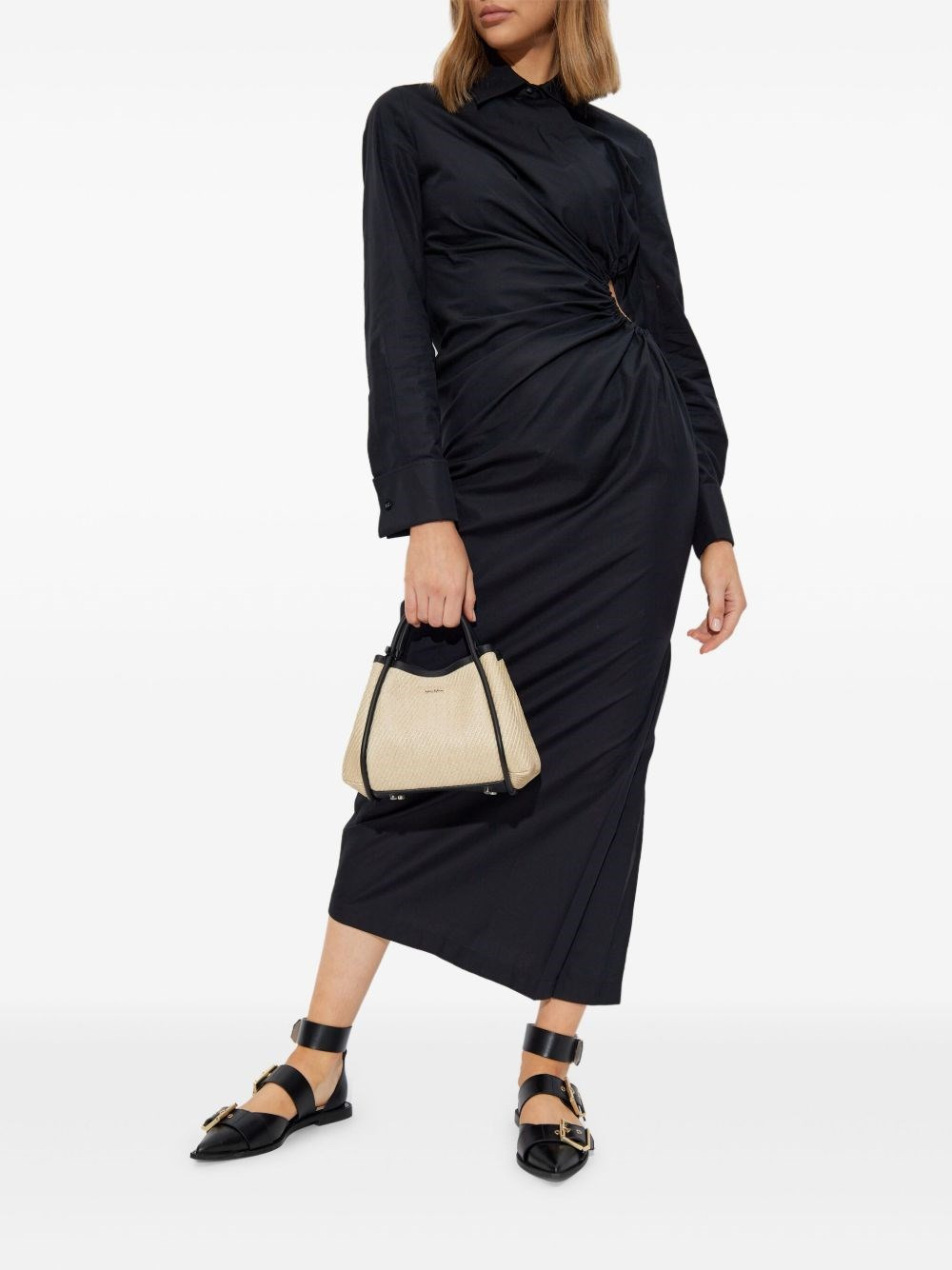 Cotton poplin dress - 5