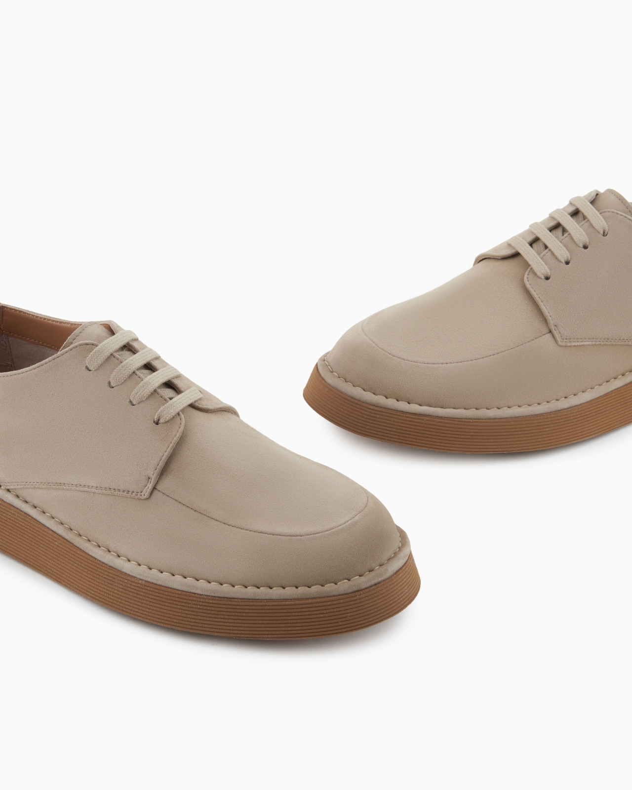 SUEDE DERBY SHOES - 5