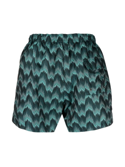 Missoni zigzag-print swim shorts outlook