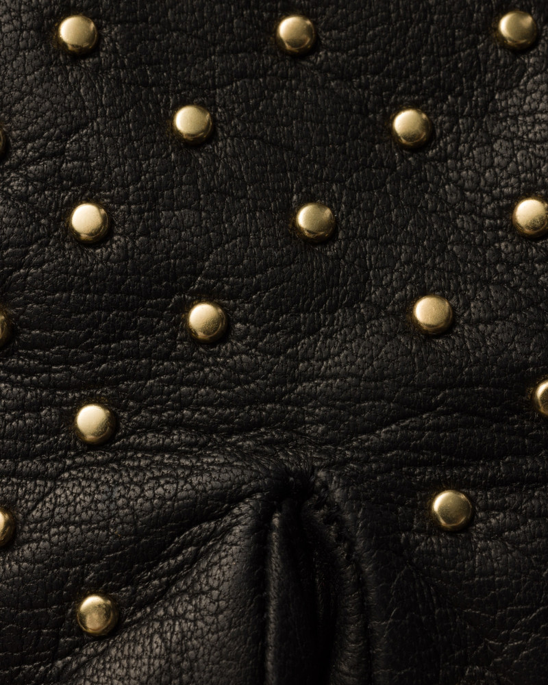 Prada Studded nappa leather gloves outlook