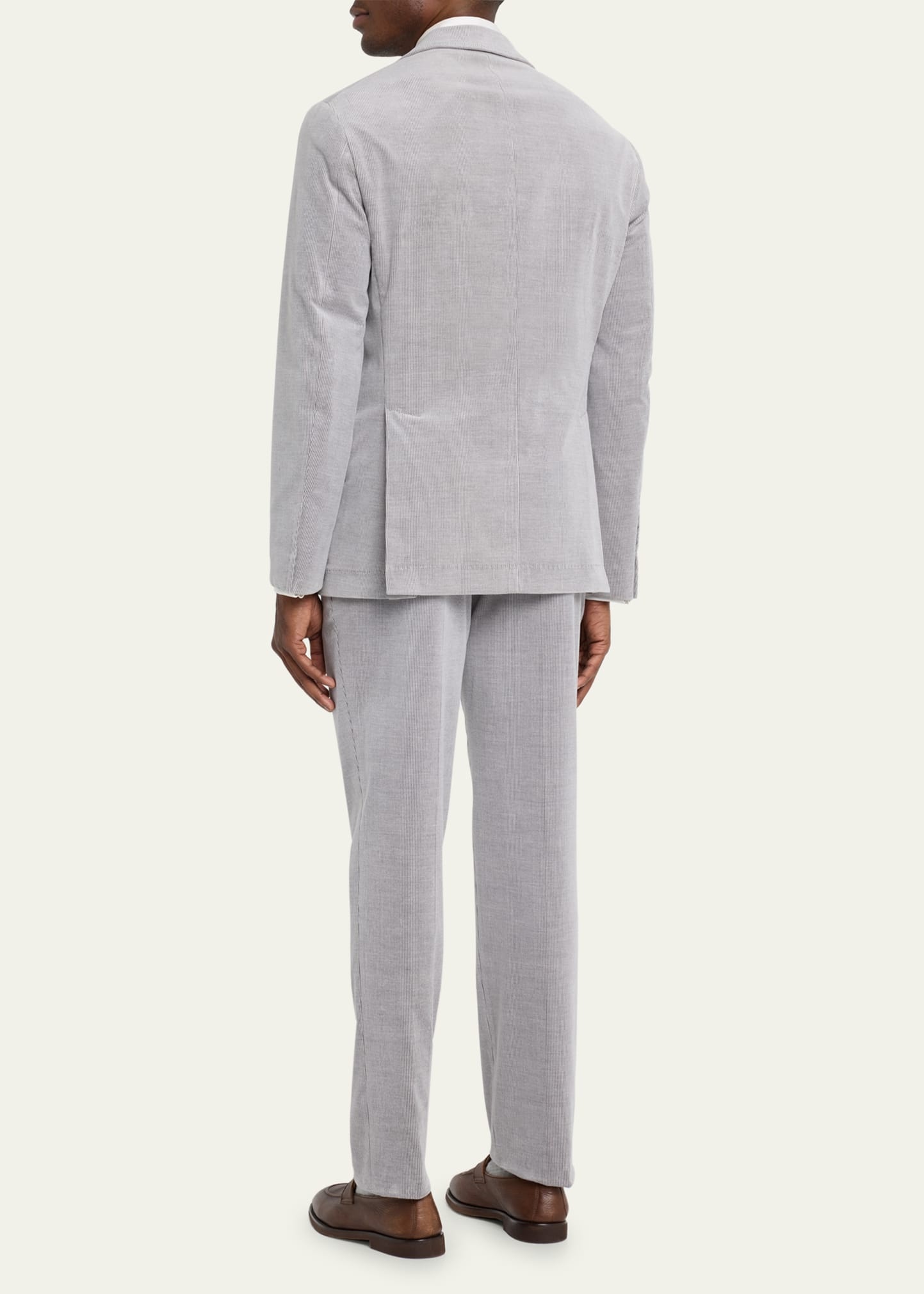 Men's Cotton-Cashmere Stretch Corduroy Suit - 3