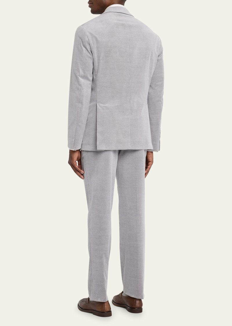 Men's Cotton-Cashmere Stretch Corduroy Suit 3