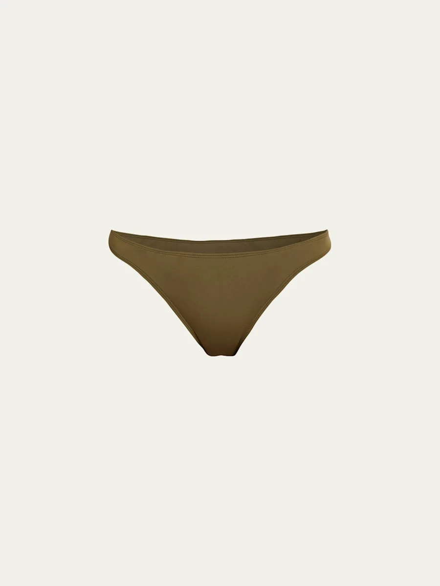 Solid Bikini Bottoms - 1