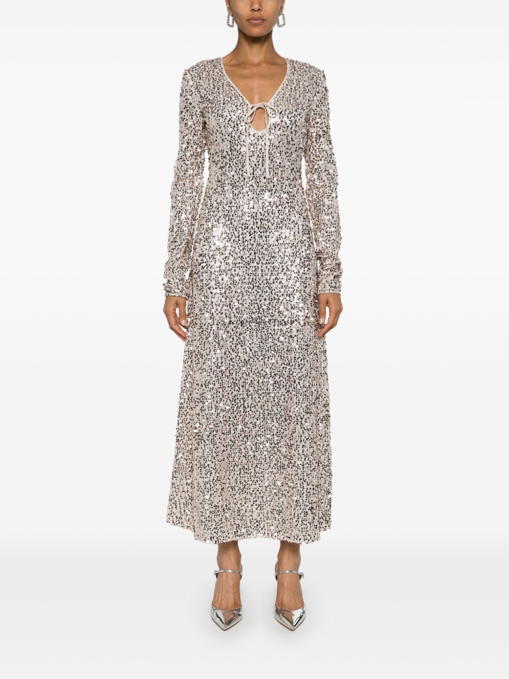 sequin-embellished dress - 2