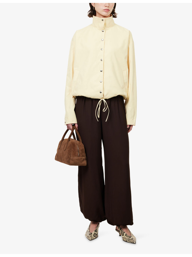 Reformation Zia Balloon-Leg Georgette Trousers outlook