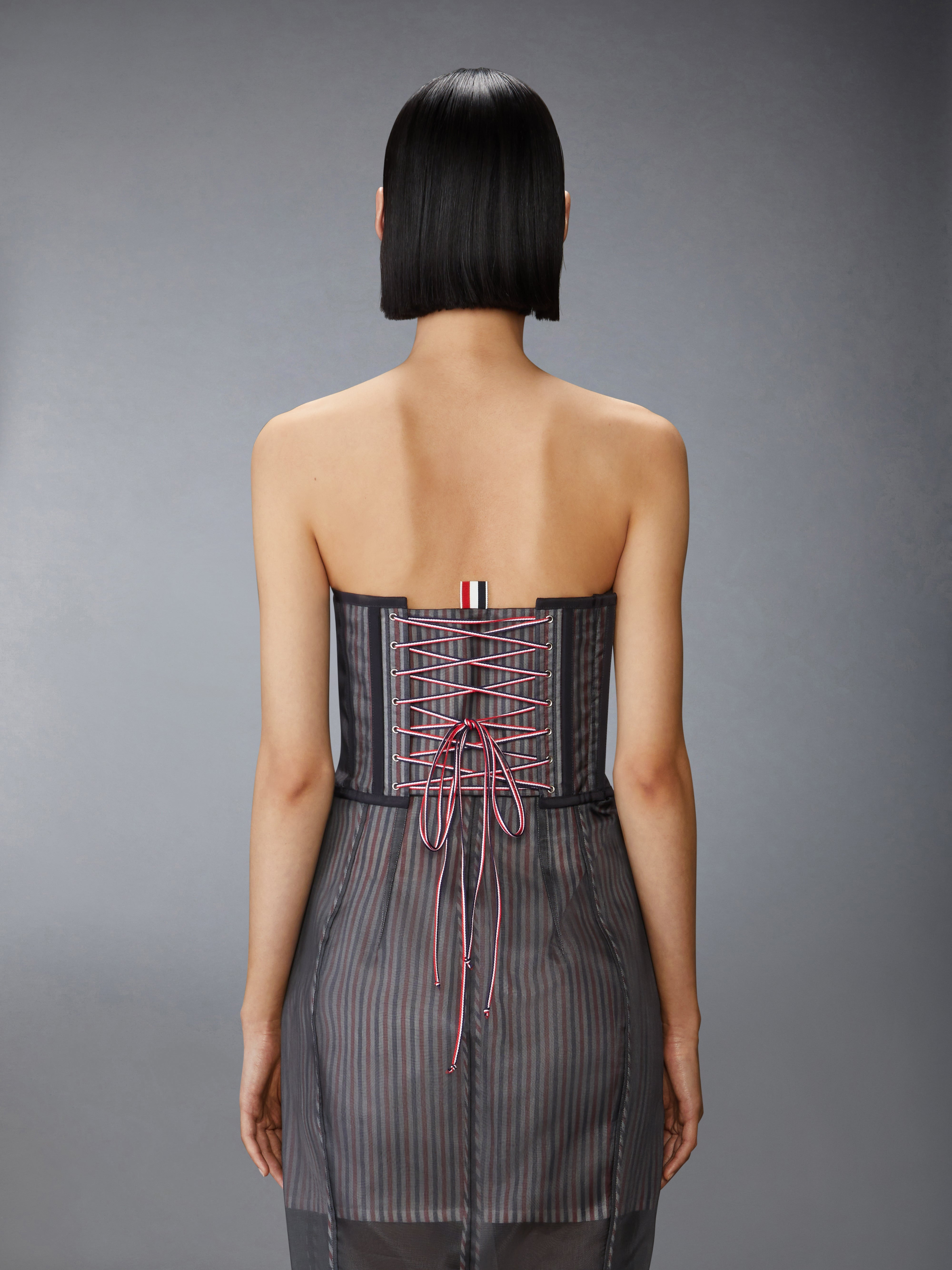 SILK ORGANZA CORSET - 5